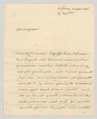 4 vues MS CA 0005 - Voltaire. Lettre autographe signée à l'abbé François-Joachim de Pierre de Bernis.- Ferney, 8 septembre [1761]