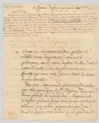 4 vues MS CA 0011 - Voltaire. Lettre signée au duc Louis-Jules Mancini Mazarini de Nivernais.- Ferney, 29 septembre 1766