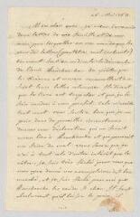 2 vues MS CA 0033 - Voltaire. Lettre signée à [Gabriel Cramer.- Ferney], 26 mai 1768