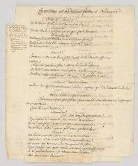 4 vues MS CA 0041 - Voltaire. Lettre à Marc-Antoine-Jean-Baptiste Bordeaux de Belmont.- [s.l., septembre-octobre 1763]