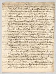 4 vues MS CA 0052 - [Voltaire]. Mémoire récapitulatif sur la terre de Tournay.- [s.l., 1761 ?]