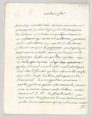 4 vues MS CA 0072 - Voltaire. Lettre autographe signée à Élie Bertrand.- [Montriond, 20 janvier 1756 ?]