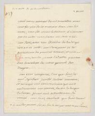 4 vues MS CA 0080 - Voltaire. Lettre autographe signée à Jean-Baptiste-Nicolas de Lisle.- [s.l.], 7 mars [1774]