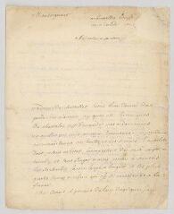 4 vues MS CA 0113 - Voltaire. Lettre autographe signée à l'abbé, puis cardinal André-Hercule de Fleury.- Bruxelles, [septembre 1741]