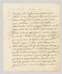 4 vues MS CA 0127 - Voltaire. Lettre signée à François-Achard Joumard Tison, marquis d'Argence.- Genève, 25 juin 1761