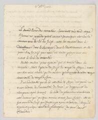 4 vues MS CA 0138 - Voltaire. Lettre signée à François-Achard Joumard Tison, marquis d'Argence.- [sans lieu], 11 octobre 1763