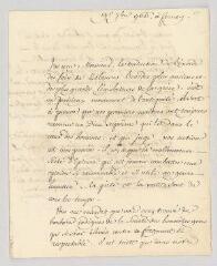 4 vues MS CA 0162 - Voltaire. Lettre signée à François-Achard Joumard Tison, marquis d'Argence.- Ferney, 19 septembre 1766