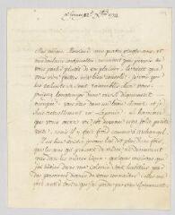 4 vues MS CA 0176 - Voltaire. Lettre signée à François-Achard Joumard Tison, marquis d'Argence.- Ferney, 12 décembre 1774