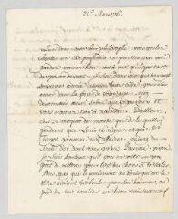 4 vues MS CA 0180 - Voltaire. Lettre signée à François-Achard Joumard Tison, marquis d'Argence.- [sans lieu], 20 mars 1776