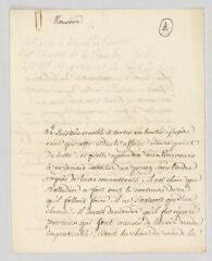 4 vues MS CA 0194 - Voltaire. Lettre signée à Marc Duval, lieutenant général civil et criminel du baillage de Gex.- Ferney, 22 décembre 1767.