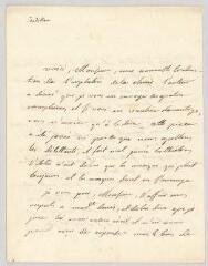 4 vues MS CB 0006 - Condillac, Étienne Bonnot de. Lettre autographe signée à Voltaire.- [Parme], 18 décembre [1762]