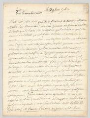 8 vues MS CB 0015 - Damilaville, Étienne-Noël. Lettre autographe à Voltaire.- Paris, 29 juin - 3 juillet 1762