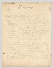 4 vues MS CB 0041 - Desfontaines, abbé Pierre-François Guillot. Lettre autographe signée à Voltaire.- [s.l.], 31 mai [1725]
