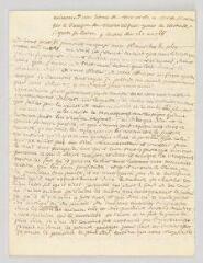 4 vues  - MS CC 0041 - Mignot, abbé Alexandre-Jean des Aunais, dit Vincent. Lettre autographe à Philippe-Antoine de Claris, marquis de Florian.- [s.l., 1762 ou 1763 ?] (ouvre la visionneuse)