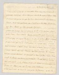 4 vues  - MS CC 0044 - Racine, Louis. Lettre autographe signée à Gerhard Nicolas Heerkens.- Paris, 23 août [1750] (ouvre la visionneuse)