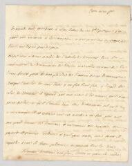 4 vues MS CC 0046 - Racine, Louis. Lettre autographe signée à Gerhard Nicolas Heerkens.- Paris, 20 novembre [1756]