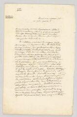 4 vues MS CC 0057 - N. Lettre autographe à N.- [s.l.], 1733
