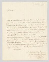 4 vues  - MS CC 0058 - Lekain, Henri-Louis Caïn, dit. Lettre autographe signée à N.- [Paris ?], 29 mars 1767 (ouvre la visionneuse)