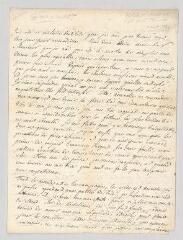 6 vues MS CC 0063 - Cramer, Philibert. Lettre autographe signée à Dominique Audibert.- Genève, [15 août 1762]