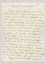 4 vues  - MS CC 0066 - Grimm, baron Frédéric Melchior von. Lettre autographe signée à [Charles-Joseph Panckoucke].- [s.l.], 27 [novembre 1778] (ouvre la visionneuse)