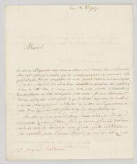 4 vues  - MS CC 0084 - Beaumarchais, Pierre-Augustin Caron de. Lettre autographe signée à Mylord Shelburn.- Paris, 31 octobre 1779 (ouvre la visionneuse)