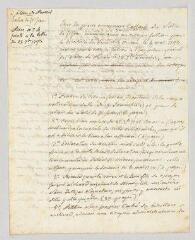 4 vues  - MS CC 0114 - Falbaire de Quingey, Charles-Georges Fenouillot de. Pièce autographe signée.- [s.l.], 18 septembre 1793 (ouvre la visionneuse)