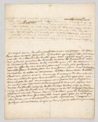 4 vues  - MS CC 0115 - Charlevoix, le Père Pierre-François-Xavier. Lettre autographe signée à N.- Paris, 14 octobre 1740 (ouvre la visionneuse)