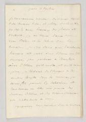 4 vues  - MS CC 0145 - Chabanon, Michel-Paul Guy de. Lettre autographe signée à Jean-Baptiste Britard, dit Brizard.- Paris, 6 décembre [1790] (ouvre la visionneuse)