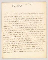 8 vues MS CC 0165 - Morellet, abbé André. Lettre autographe à Anne-Robert-Jacques Turgot.- [s.l.], 15 mai 1771