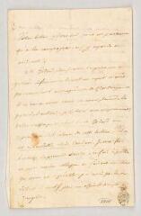4 vues  - MS CC 0187 - Suard, Jean-Baptiste-Antoine. Lettre autographe signée à N.- [s.l.], 16 août 1790 (ouvre la visionneuse)