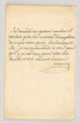 4 vues MS CC 0223 - Wagnière, Jean-Louis. Lettre autographe signée à Monsieur [Henri ?] Rieu.- [Genève, s.d.]