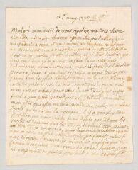 4 vues  - MS CC 0253 - Bocage, Marie-Anne Fiquet du. Lettre autographe à ses nièces les \'Citoyennes Fiquet d\'Ausseville à Tostes\'.- 1 mai 1796 (ouvre la visionneuse)