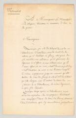 4 vues MS CC 0293 - Florian, Philippe-Antoine de Claris, marquis de. Lettre signée au marquis Philippe Henri de Ségur.- [Ferney, 1783].