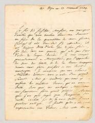 4 vues  - MS CC 0308 - Bouhier, Jean. Lettre autographe signée à Joseph-Gabriel de Rochefort, dit le chevalier de Saint-Point.- Dijon, 17 novembre 1734. (ouvre la visionneuse)
