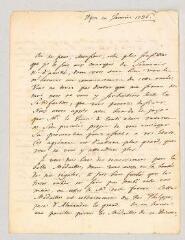 4 vues  - MS CC 0309 - Bouhier, Jean. Lettre autographe signée à Joseph-Gabriel de Rochefort, dit le chevalier de Saint-Point.- Dijon, 10 janvier 1736. (ouvre la visionneuse)