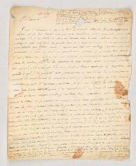 2 vues  - MS CC 0320 - Bitaube, Paul-Jérémie. Lettre autographe signée à Jean-Antoine Roucher.- Berlin, 16 juin 1778. (ouvre la visionneuse)