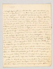 4 vues  - MS CC 0322 - Cabanis, Pierre-Jean-Georges. Lettre autographe signée à Jean-Antoine Roucher.- Auteuil, 2 avril 1781. (ouvre la visionneuse)
