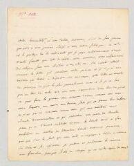 2 vues MS CC 0326 - Mercier, Louis-Sébastien. Lettre autographe signée à Jean-Antoine Roucher.- [s. l.], 26 novembre.