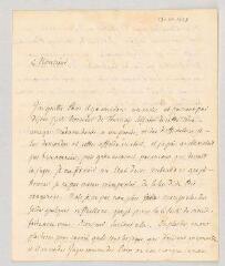 4 vues MS CC 0335 - Vasserot de Vincy, Horace. Lettre manuscrite signée à François, dit Duvivier.- Ferney, 19 juin 1779.
