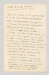 4 vues  - MS CC 0370 - Condorcet, Marie-Jean-Antoine-Nicolas Caritat de. Lettre autographe à l\'imprimeur-libraire Nicolas Ruault.- Paris, juillet 1787 et septembre 1788. (ouvre la visionneuse)