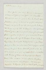 4 vues  - MS CC 0377 - Talma, Julie. Lettre autographe à Julie Simons-Candeille.- Paris, 1798. (ouvre la visionneuse)