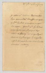 4 vues  - MS CA 0001 - Voltaire. Lettre autographe signée à Joseph Marie Balleidier.- Ferney, 17 septembre 1762 (ouvre la visionneuse)