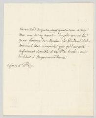 4 vues  - MS CA 0002a - Voltaire. Lettre à Ange-Elisabeth-Louis-Antoine Bonnier d\'Alco.- Ferney, 4 octobre 1777 (ouvre la visionneuse)