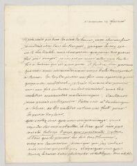 4 vues  - MS CA 0020 - Voltaire. Lettre autographe signée à Élie Bertrand.- Montriond, 14 février [1756] (ouvre la visionneuse)