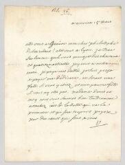 4 vues  - MS CA 0024 - Voltaire. Lettre autographe signée à Jean-Louis-Vincent Capperonnier de Gauffecourt.- Montriond, 15 mars [1756] (ouvre la visionneuse)