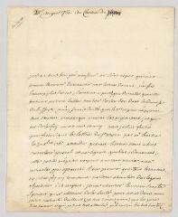 4 vues  - MS CA 0031 - Voltaire. Lettre autographe à Jean Vasserot.- Ferney, 28 août 1761 (ouvre la visionneuse)