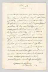 4 vues  - MS CA 0035 - Voltaire. Lettre autographe signée à Jean-Louis-Vincent Capperonnier de Gauffecourt.- Genève, 12 décembre 1754 (ouvre la visionneuse)