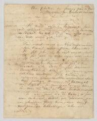 4 vues  - MS CA 0045 - Voltaire. Lettre à dom Augustin Calmet.- Ferney, 12 mars 1760 (ouvre la visionneuse)