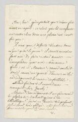 2 vues  - MS CA 0049 - Voltaire. Lettre autographe signée à Gabriel Cramer.- Ferney, [septembre 1770] (ouvre la visionneuse)
