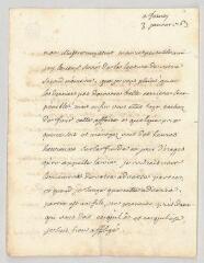 12 vues  - MS CA 0086 - Voltaire. Lettre autographe signée à Claude-Philippe Fyot de La Marche.- Ferney, 3 janvier 1763 (ouvre la visionneuse)